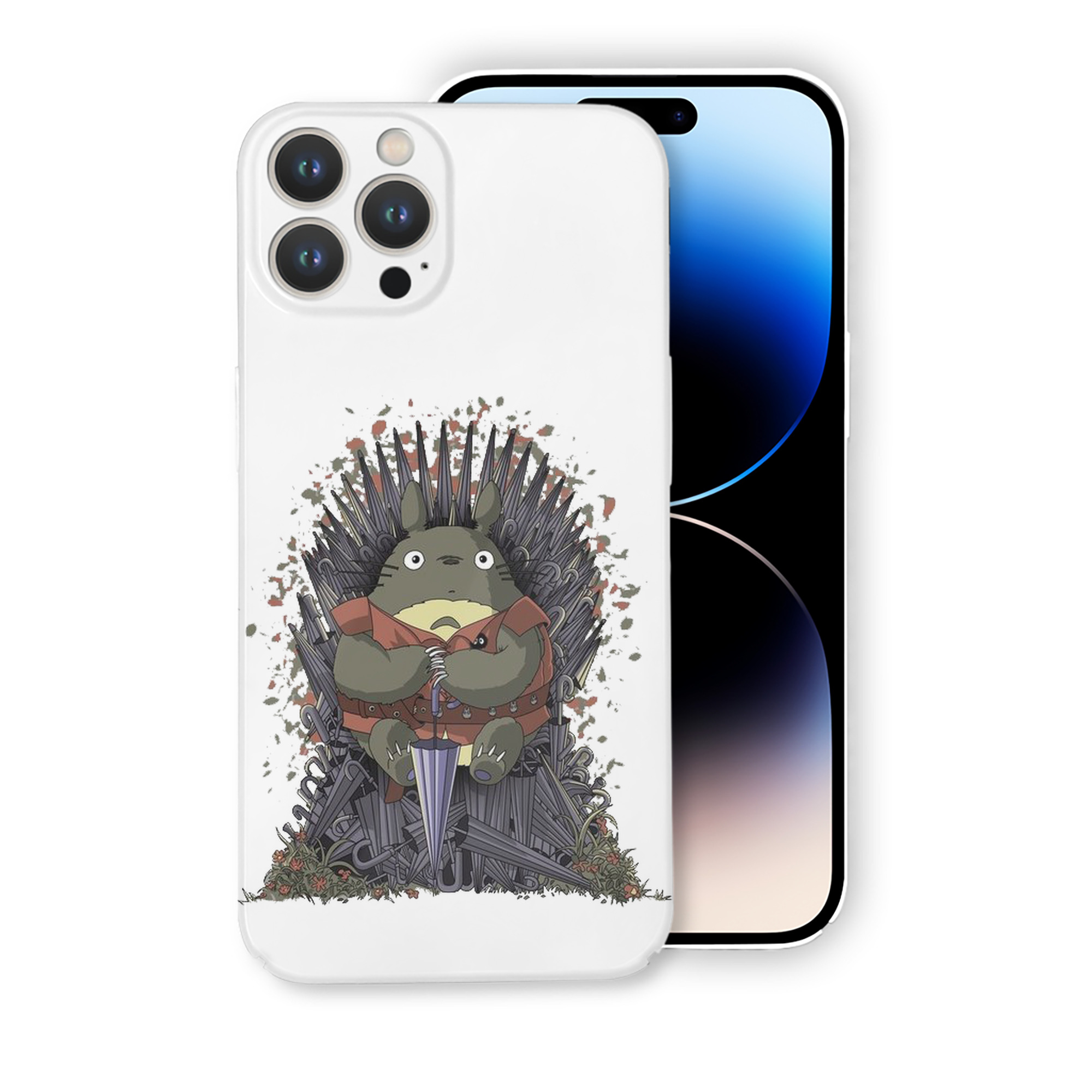 （画像用） となりのトトロ 草壁メイ 草壁サツキ My Neighbor Totoro Satsuki Kusakabe Mei Kusakabe 【iPhone 14シリーズ対応】ハードケース